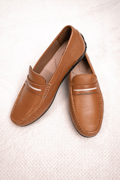 GENUINE LEATHER LOAFER SHOES - RODNEY
